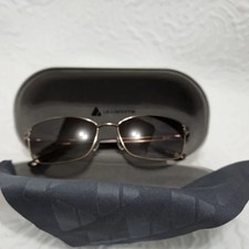 Liz Claiborne Women's Bronze Metal Frame Sunglasses with Brown Gradient Lenses