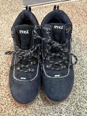 Ryka Black Suede Terrain Hiking Boot Women's 10M