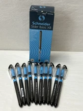 Schneider 151201 Extra-Bold 1.4 mm Ballpoint Pen - Black Ink/Barrel 10-PACK (M11