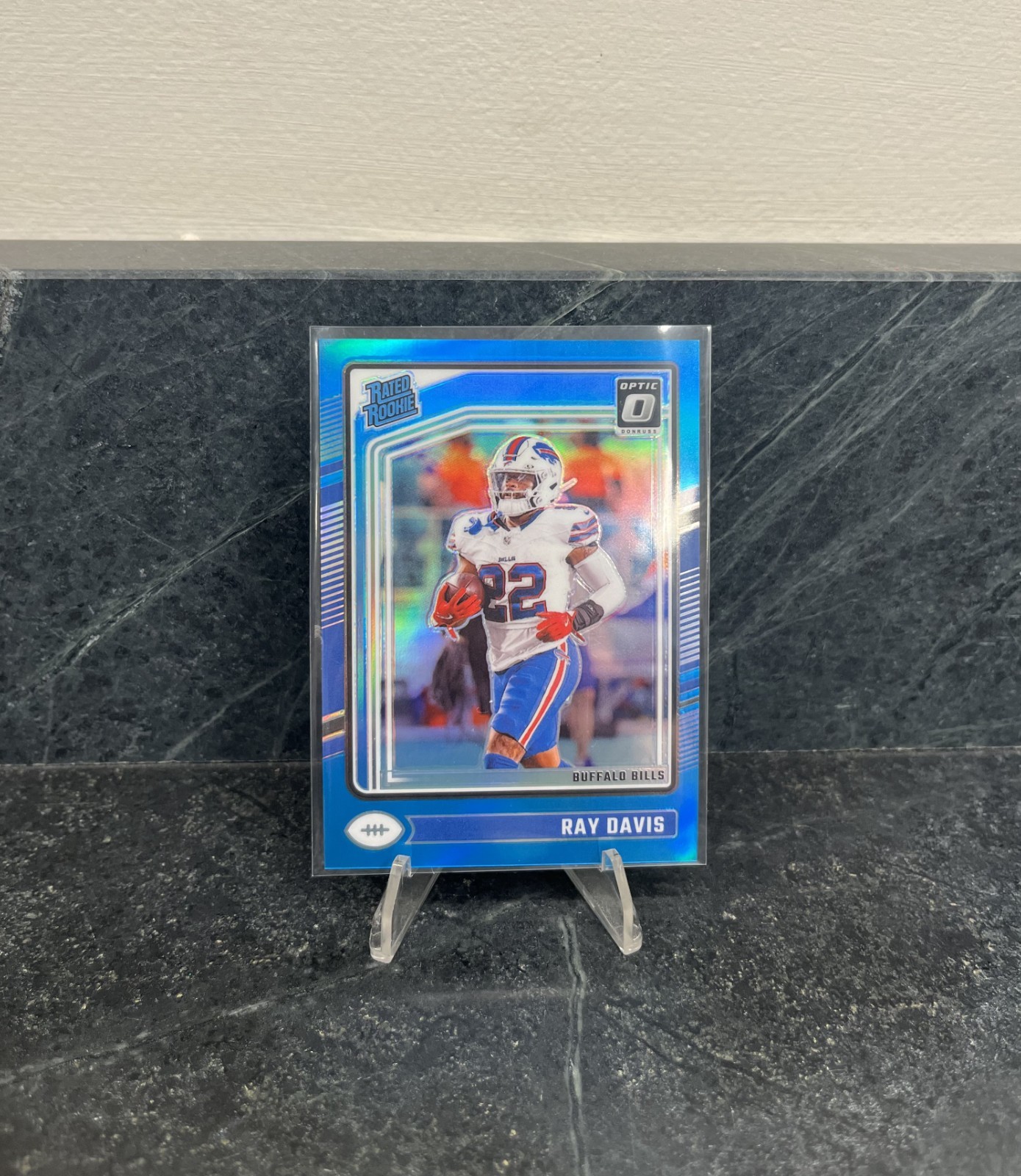 2024 Panini Donruss Optic - Ray Davis #283 RR Aqua Prizm /299