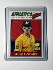 2026 Topps Heritage Jacob Wilson #17 All Star Icon Variation Athletics 