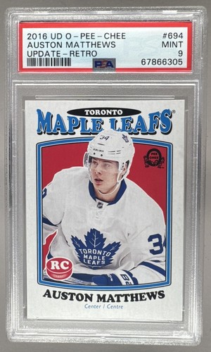 Auston Matthews [Retro] #694 2016 Upper Deck O-Pee-Chee Update card