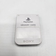 Sony PlayStation OEM Official 1 PS1 PSX Memory Card SCPH-1020 - Gray