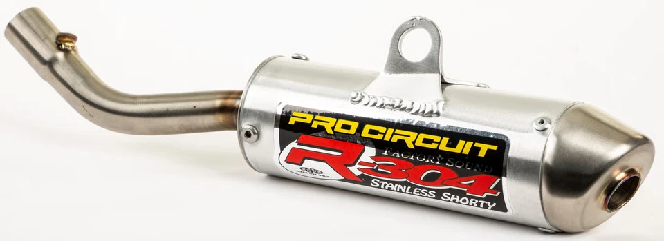 Pro Circuit R-304 Shorty Silencer SS02125-RE SS02125RE 792-4203R Aluminum - Image 3 of 4