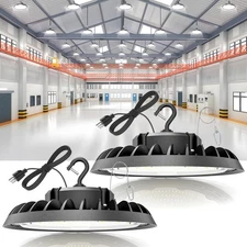 2 Pack UFO Led High Bay Light 22,500LM, 150W, 5000K Daylight, 100-277V High B...