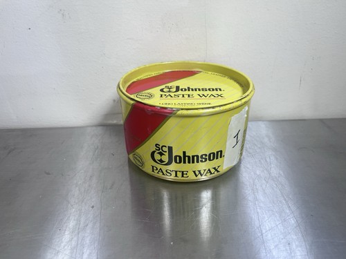 SC Johnson Paste Wax 16 oz Original 90% full Discontinued