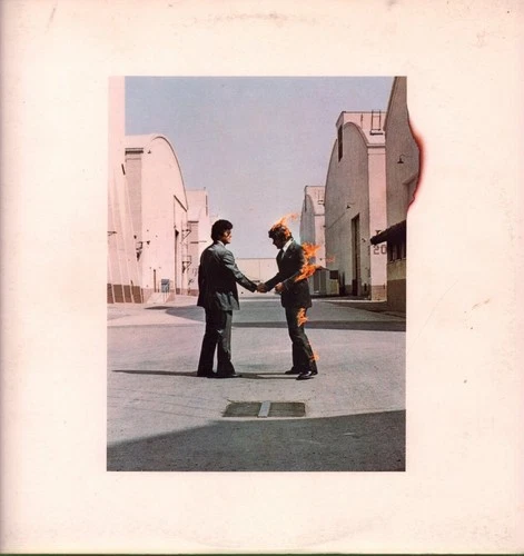 Pink Floyd Wish You Were Here LP vinyl UK Harvest 1975 with inner, A4/B12 matrix