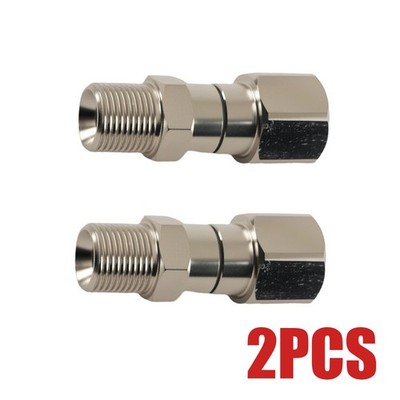 #ad 2x Pressure Washer Swivel Fitting 3 8quot; NPT Thread Fittings 3 8” Male to Female $14.86
