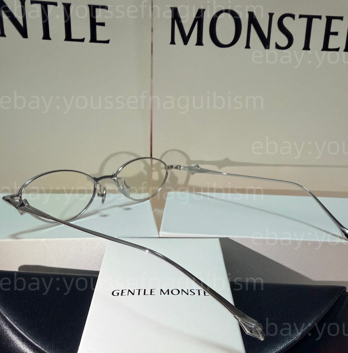未使用GENTLEMONSTER ジェントルモンスター EDEN 02 シルバー GentleMonster Sunglasses BOLD - Eden 02 Titanium Silver Frame