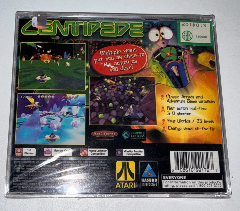 CENTIPEDE PLAYSTATION 1 PS1 NEUF USINE SCELLÉ NTSC U/C - Photo 2/4