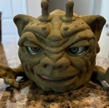 Vintage 1987 Mattel Boglins DWORK large rubber Hand Puppet Works