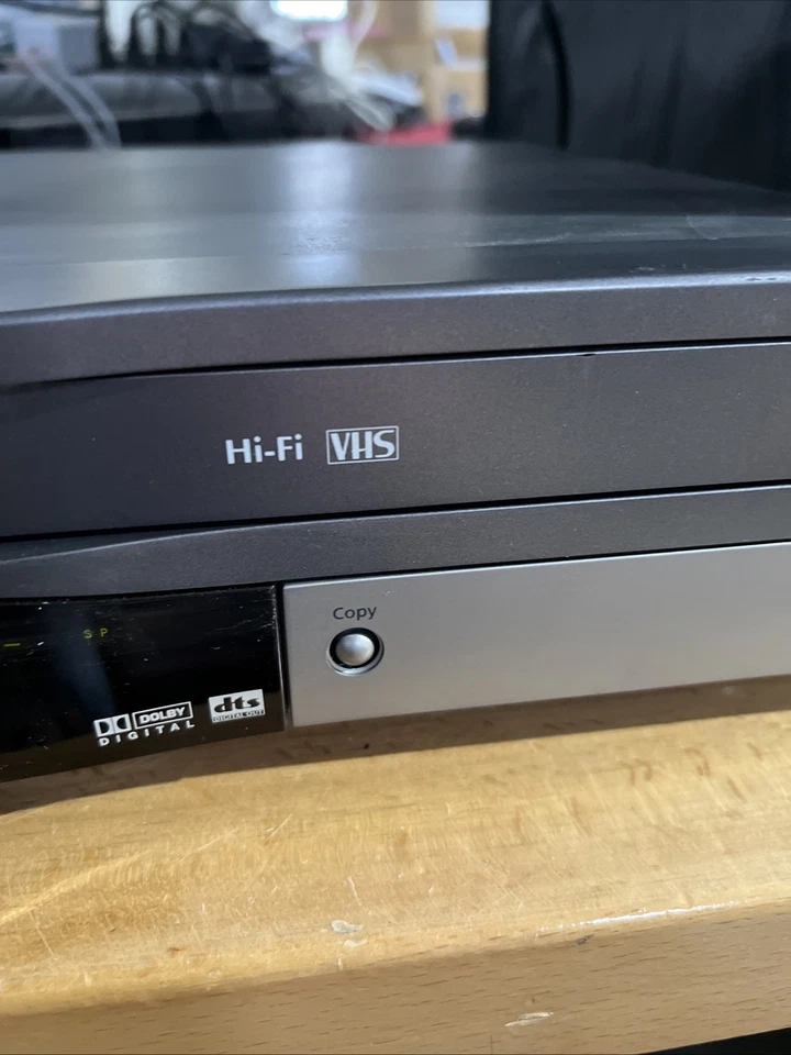 Gravador combo Go Video DVR4000 DVD VCR player testado funciona - Imagem 4 de 4