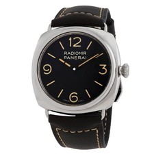 Panerai Radiomir Officine Hand Wind Black Dial Men's Watch PAM01382