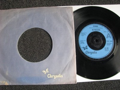 Ultravox-Vienna 7'' Vinyl-1981 UK-Chrysalis Records-CHS 2481