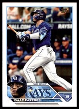 Isaac Paredes 2023 Topps #621 Tampa Bay Rays MLB READ FREE SHIPPING AutographDen