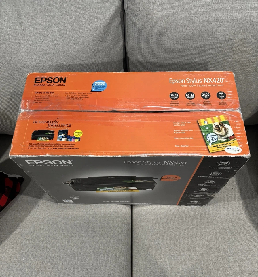 BRAND NEW - Epson Stylus NX420 All-In-One Inkjet Printer Wi-Fi - Image 4 of 4
