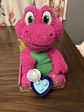 Fisher-Price Barney  s World Sensory Barney Plush Toy with Fidget