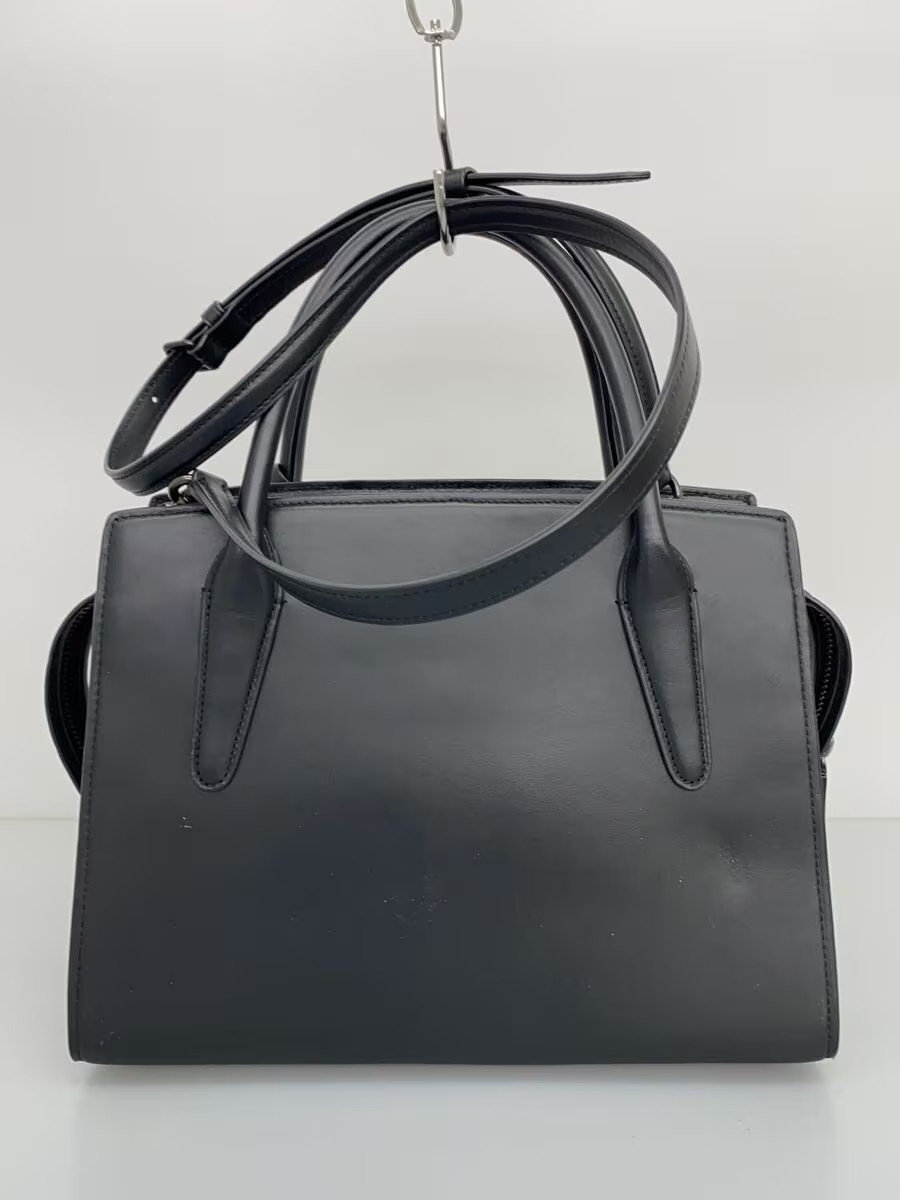 COACH Shoulder Bag, Faux Leather, Black, Solid Color, CP086 thumbnail 3