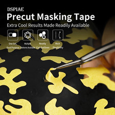 DSPIAE Camo Precut Masking Sheet Tape Hobby Craft Tool for Military/Gundam Model