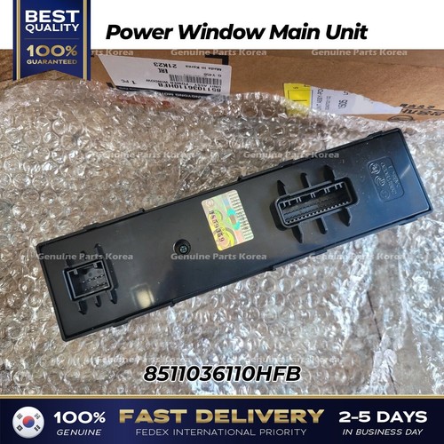 ⭐Genuine⭐ Power Window Main Unit 8511036110HFB for Ssangyong Rexton G4 - Picture 2 of 2