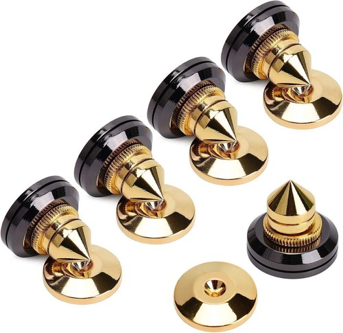 UK Speaker Spike Isolation Stand Feet Cone Pad Spikes Turntable Amp HiFi 4/8 Set - Picture 9 of 10