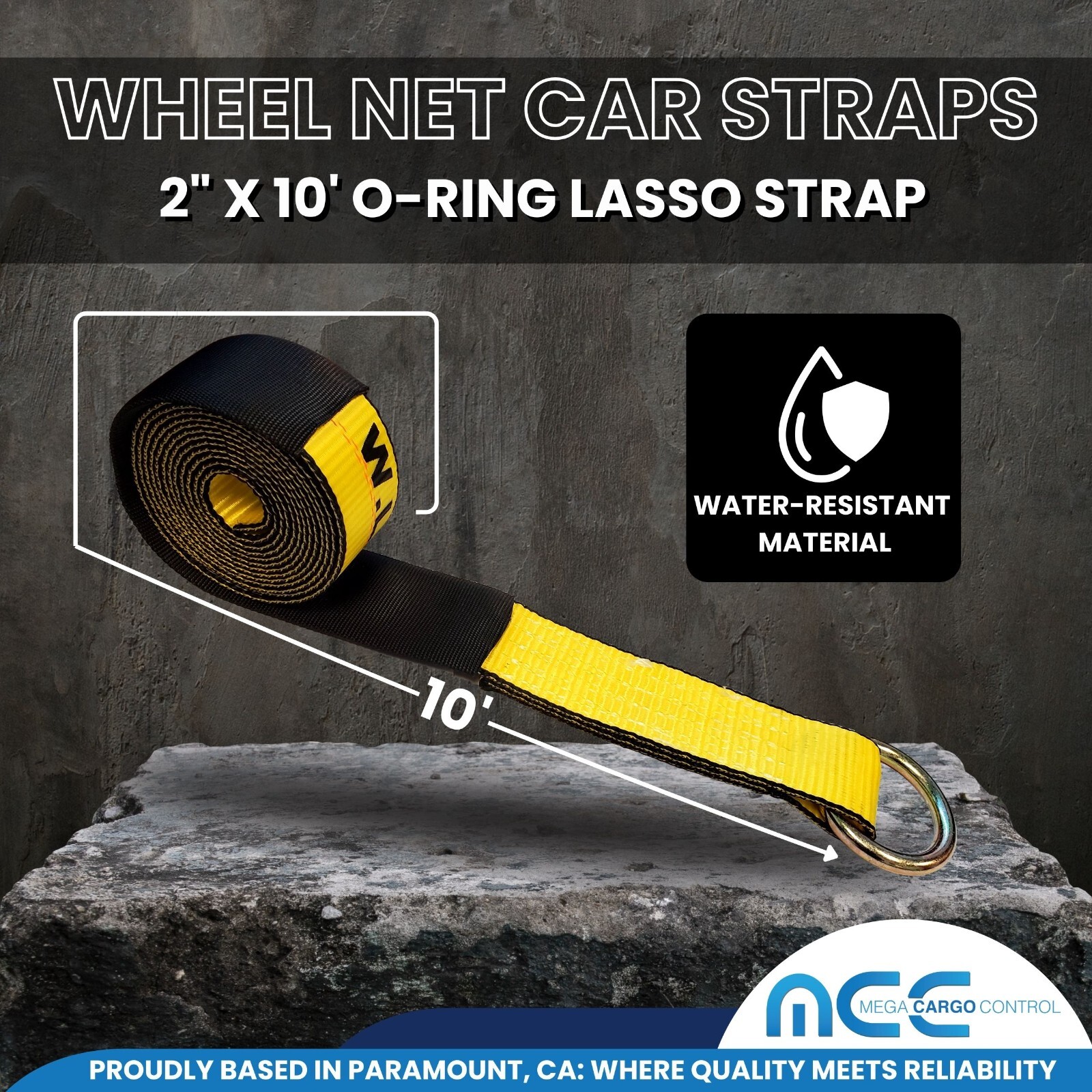 Wheel Straps Tie Downs 12pc Lasso Straps Wheel Lift Strap Ratchet J Finger Hook Set For Tow Lift And Wheel Combo - Foto 5