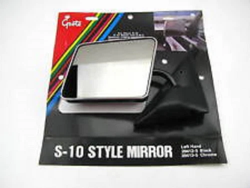 GROTE 28413-5 CHROME FOR S-10 CHEVY, BLAZER, GMC, STYLE LEFT HAND MIRROR, '88-94