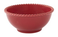 MüSlischale Tiffany Burgundy Rot Rund D. 16Cm Aus Porzellan Easy Life