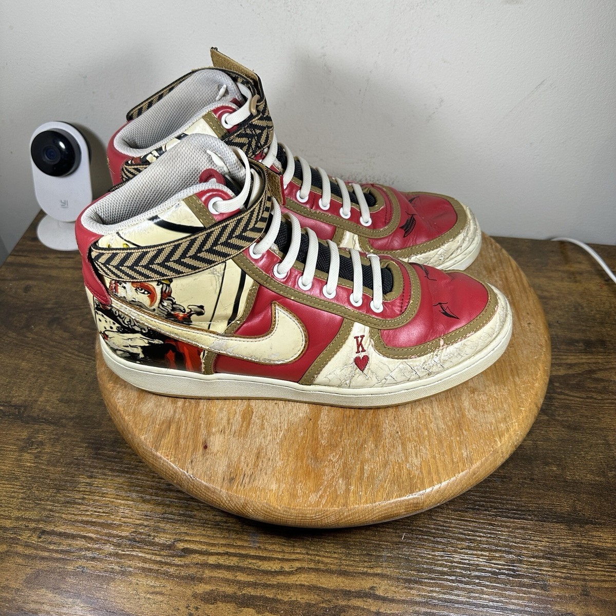 Nike Vandal High King Queen of Hearts Vintage Shoes Men's