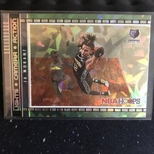 2021-22 NBA HOOPS JA MORANT Lights Camera Action GREEN ICE FANATICS EXCLUSIVE