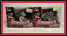 2X NEW Bandai Godzilla Tokyo Vinyl Set "Godzilla 2004" Mechagodzilla Toho 2012