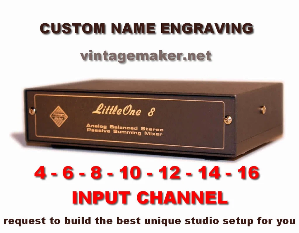 Order Your Custom Analog Summing Mixer & Studio Monitor Controller NEW! - Image 2 of 4