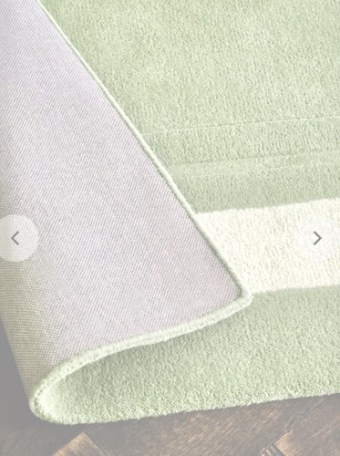 BNWT Sophisticated & Smart Laura Ashley Lewes Duck Egg Blue Rug, Circular 180cm - Picture 4 of 6