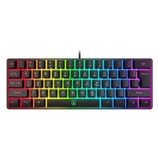Teclado para juegos RGB para juegos de computadora port til y PC