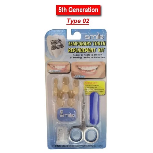 Kit De Réparation Dentaire Temporaire - Fausses Dents Blanches, Placage Pour Sourire