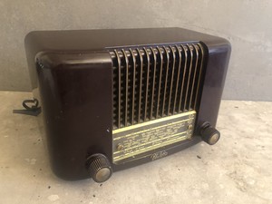 Altes Radio Philips Philetta 234 K Röhren Empfänger Bakelit Gehäuse