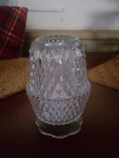 Crystal PRISM gem GLASS diamond BLING votive Candle holder cup