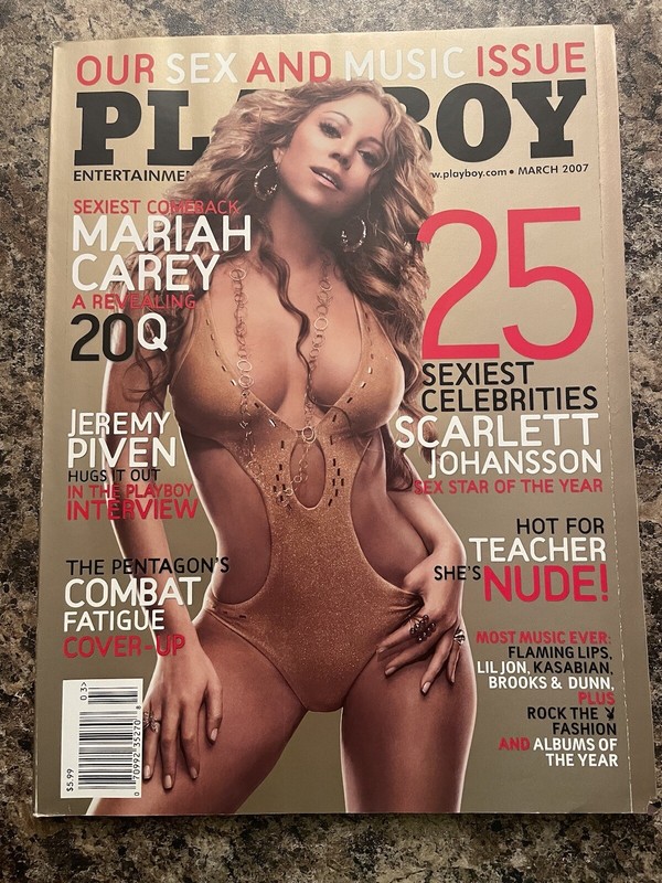 Playboy March 2007 Mariah Carey Interview Tyran Richard Erica Chevillar