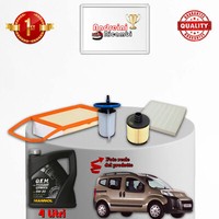 Set Service 4 Filter Und ÖL Xcitroen Nemo 1.3 HDI 55KW 75CV Von 2010->
