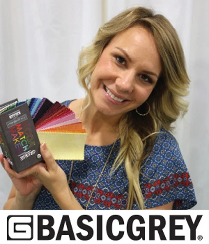 Moda PEPPERMINT BARK 30693 13 Brown Candy BASIC GREY Quilt Fabric CHRISTMAS - Image 4 of 4