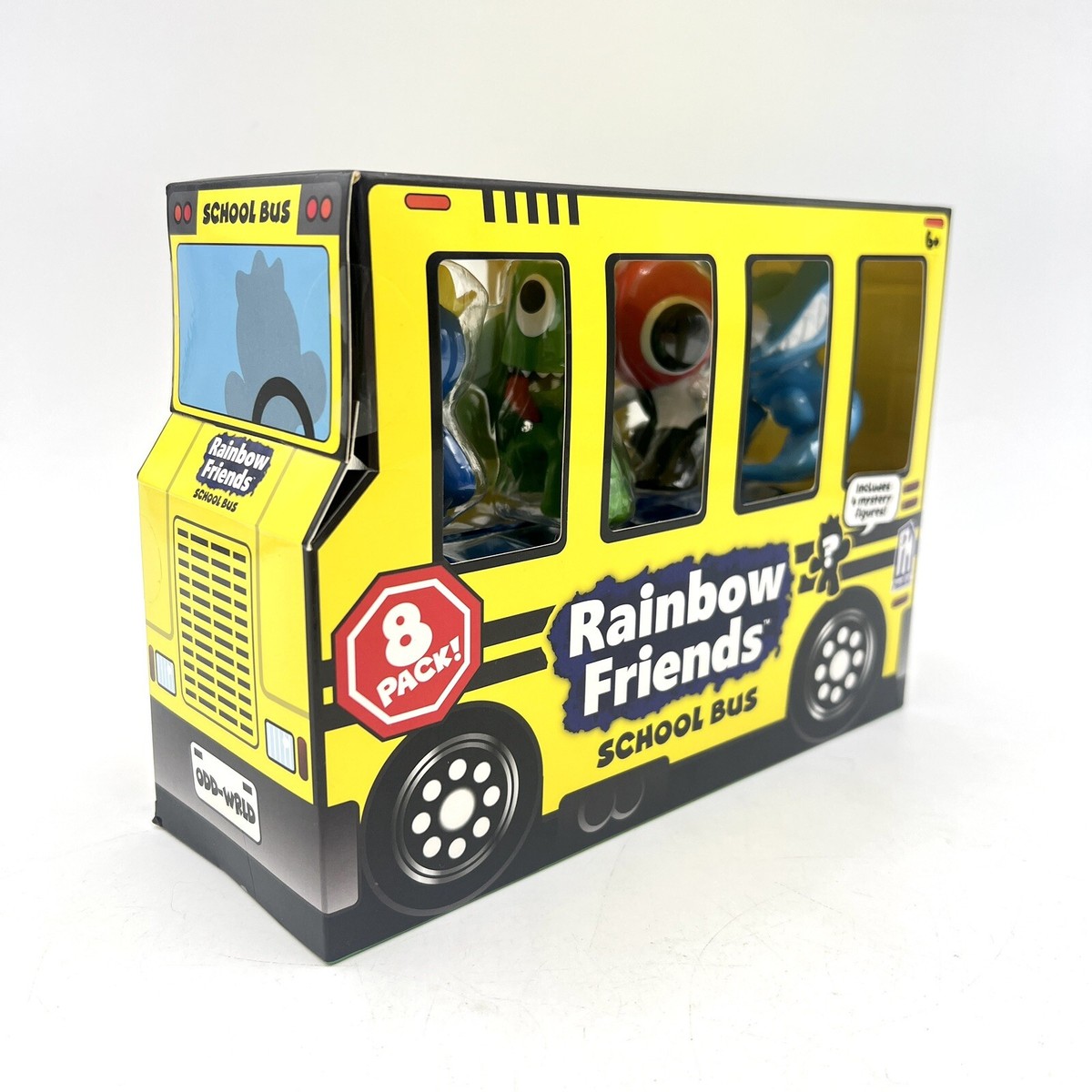 RAINBOW FRIENDS School Bus Pack Collectible Figures With