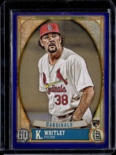 2021 Topps Gypsy Queen Indigo Parallel #3 Kodi Whitley RC 049/250 Cardinals