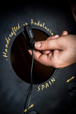 Roland EC-10M EL Cajon Microphone Processor for Cajon w/Clip