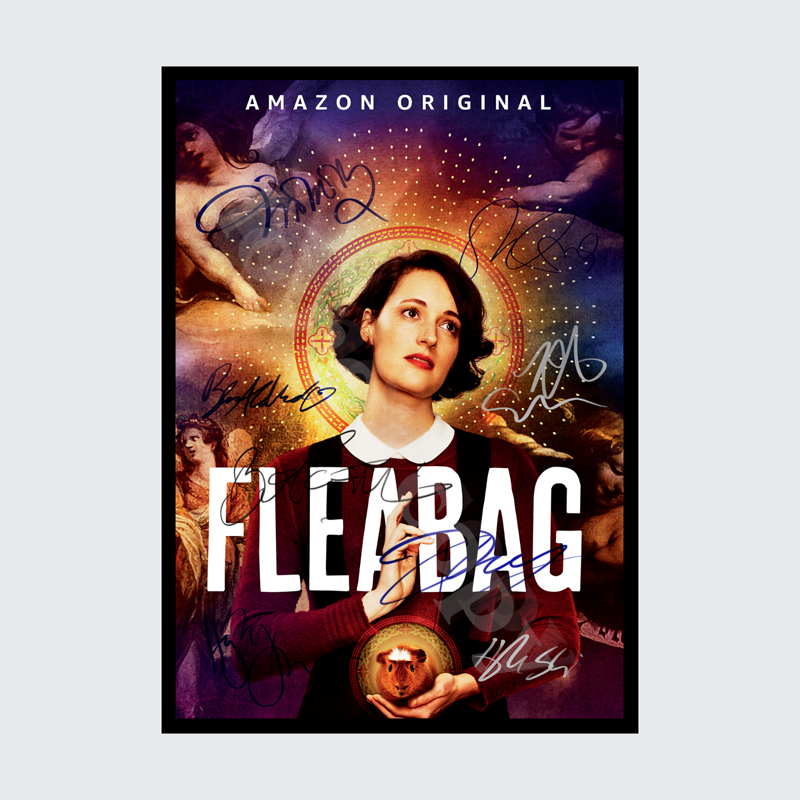 FLEABAG TV SERIES FULL CAST SIGNED AUTOGRAPH POSTER PRINT A5 A4 A3