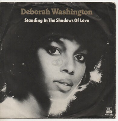 DEBORAH WASHINGTON standing in the shadows of love 1979 UK ARIOLA PS GOLD 45