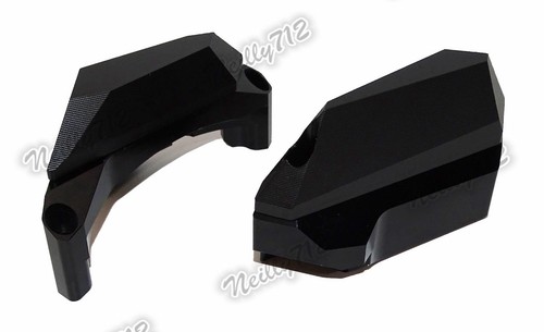 Engine Case Crash Pad Frame Sliders Protector Black Fit YAMAHA YZF R25 R3 MT-03 - Picture 3 of 12