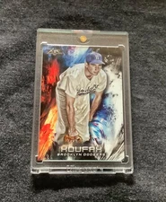 2018 Topps Vault Fire Sandy Koufax 1/1 HALL OF FAME LEGEND BEAUTIFUL CARD