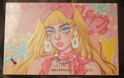 **SALE* Kevin & Coco BARBIE 40 Colors Eyeshadow Makeup Pallet COLLECTIBLE - NEW 