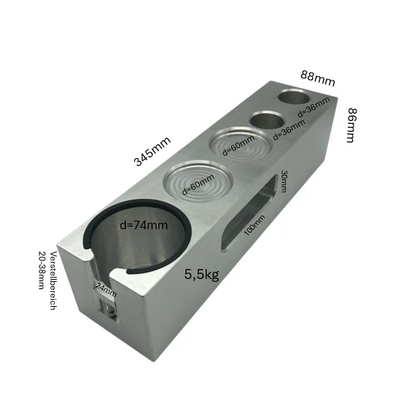 Tamperstation Siebträger Espressomaschine LELIT ECM  ROCKET E61 Geschenk Zubehör - Bild 3 von 4