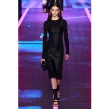 Dolce&Gabbana Runway Limited Edition trompe l'oeil-detailed dress Size 44IT. MUS